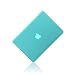 Electronics : NEW DESIGN TopCase® Tiffany Blue Rubberized Satin Hard Case Cover for Latest Macbook Pro 15" A1286 with Free Mouse Pad with TopCase® Mouse Pad
