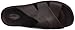 Okabashi Men's Milan Ergonomic Massaging Waterproof Sandal Shoes (Brown, 9-10)