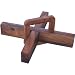 Puzzle Master UST2 X-Marks the Spot Wood Brain Teaser Puzzle