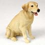 Labrador Retriever, Yellow Original Dog Figurine (4in-5in)