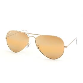 Ray-Ban Sunglasses AUTHENTIC Unisex Aviator Large Metal Arista  Yellow GSM RB3025-001 4F