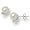 Miore Damen-Ohrstecker  375 Weißgold mit 2 Brillanten 0,03ct und Perlen MG9010E