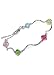 Sterling Silver Multi Color Swarovski Crystal 7.5" 8" 8.5" 9" Bracelets With Lobster Clasp