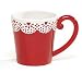 Embroidered Design Eyelet Mug/Cup Inexpensive Gift For Valentine Day Or Mothers Day