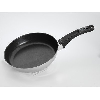 28cm Antihaft-Edelstahl-Pfanne mit Thermometer 
