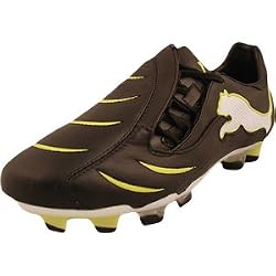PUMA PWR-C 2.10 FG KIDS Cleats (Black/White/Wild Lime