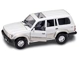 Review Road Signature 92098W / Toyota Landcruiser (1992) in White (1:18 scale) Diecast Model Car