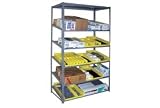 Sloped Flow Shelving Starter 36X18X84 Gray