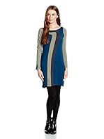 ZERGATIK Vestido Tala (Azul)