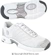 K-Swiss Women's Ascendor SLT (White/Silver/Pink) Tennis Shoes, Available in Sizes 5 thru 11