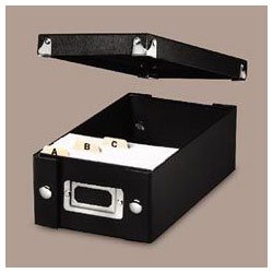 Ideastream Snap N Store 4X6 Collapsible Index Card File Box, 1100-Card Cap, Bk by Ideastream