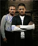 Signed Prison Break (Wentworth Miller / Dominic Purcell) 8x10 By Wentworth Miller and Dominic Purcell Photo