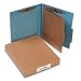 ACCO 15024 ACCO Pressboard 25-Point Classification Folders, Ltr, 4-Section, Sky Blue, 10/Bx