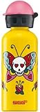 Sigg Kids Water Bottle (0.4-Liters, Girlie Skull)
