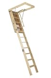 CENTURY INDUSTRIES INC AE-89 PREMIUM HEAVY DUTY WOODEN ATTIC STAIRWAY 25