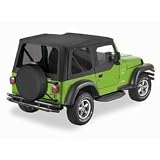 Bestop 79142-35 Black Diamond Sailcloth Replace-a-top Soft Top with Tinted Window for... by Bestop