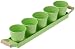 Sia 283661 Übertopf Tablett Flash, 5er-Set, grün
