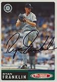 Ryan Franklin, Seattle Mariners, 2002 Topps Total Autographed Card
