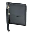 Samsill 15250 Classic Collection Zippered Ring Binder, 8-1/2 X 11, 1-1/2 Capacity, Black