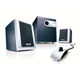 Philips SPA2310/00 PC-Lautsprecher 2.1 silber/schwarzvon "Philips"
