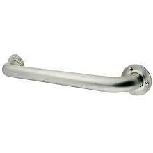 Kingston Brass GB1216ES Exposed Flange ADA 16-Inch Grab Bar with 1.5-Inch Outer Diameter, Stainless Steel