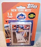 Topps MLB Baseball Cards 2009 New York Mets 14 Card Team Set