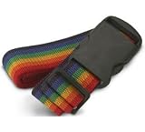 Luggage Reinforcement Strap Rainbow