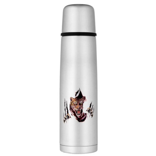 Large Thermos Bottle Tiger Rip Out