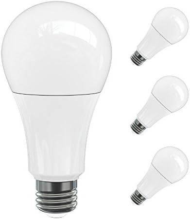 A21 Led Light Bulbs for Home 3000k Warm White Dimmable 75watt/100watt Equivalent 13w 4pack - 120v Ul-listed and Energy Star