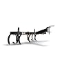 Agri-Fab 45-0264 Ground-Engaging Attachment Sleeve Hitch Row Crop Cultivator