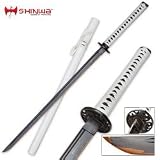 Shinwa White Knight White Cord Katana Sword Damascus