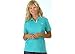 Misses Liz Claiborne Short Sleeve Solid Polo