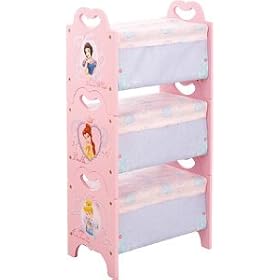 Disney Princess 3 Stackable Storage Boxes