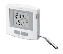 Aube by Honeywell TE503/U Electronic Indoor and Outdoor Thermometer, White