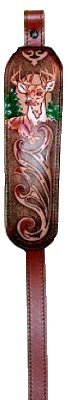 AA&E Leather Trophy Sling With Deer Brown - 8501007210