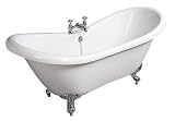 1770x720 Paris Bateau Roll Top Bath With Tap Holes