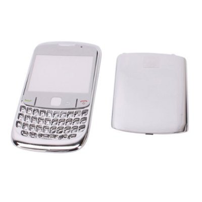 Silver 4-Piece Chrome Faceplate for Blackberry Curve 8520 Silver 4-Piece Chrome Faceplate for Blackberry Curve 8520