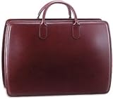 Review Jack Georges  / Jack Georges Milano Double Gusset Top-Zip Brief Leather Business Cases