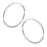 VINANI Creolen Medium Hoop Silber 925 Ohrringe CMH Erfahrungsbericht Creole