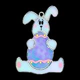 SWITCHABLES STAINED GLASS NIGHT LIGHT COVER - EASTER BUNNY - SW019