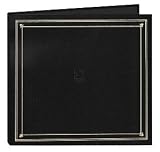 12-at-a-time ELITE post-bound black pocket album - 4x6