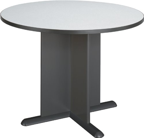Bush Furniture Series A: Slate 41-1/2'' Round Conference Table