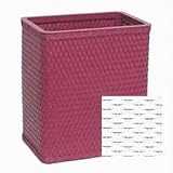 Chelsea Collection Square Wastebasket - White