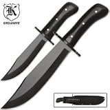 Texas Outlaw Bowie Set With Sheath