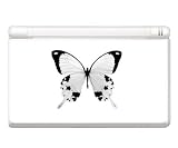 Monochrome Butterfly Decorative Protector Skin Decal Sticker for Nintendo D ....