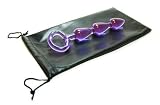 Deluxe Acrylic Glass Purple Anal Probe