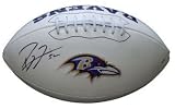 Ray Lewis signed Baltimore Ravens Logo Football- JSA Hologram