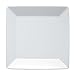 Waechtersbach Large Rimmed Square Plate, Set of 2, White