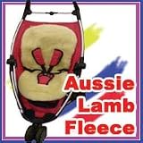Lambskin Stroller Buggy Car Seat Fleece Liner (neutral color)