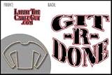 Larry the Cable Guy Git-R-Done White Long Sleeve T-Shirt